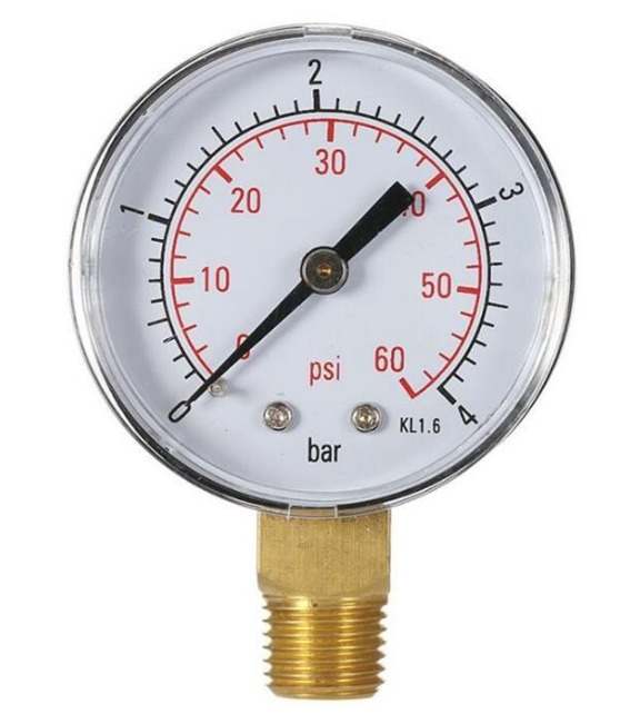 Manómetro hidráulico antivibración